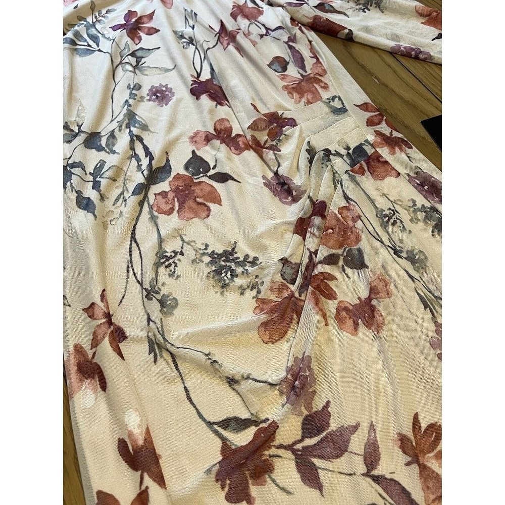Kate And Lily NWT Floral Dress Size 10p Boho Summer Chic Wedding Formal Party - Picture 5 of 15